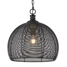 Golden Canada 6802-M BLK - Golden Lighting Calypso 1-light 16in Pendant in Matte Black